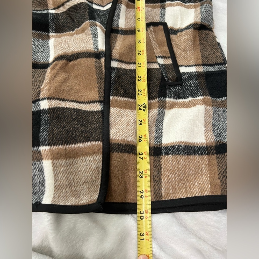Yacun Plaid Sleeveless Vest Sz XL - Picture 8 of 8